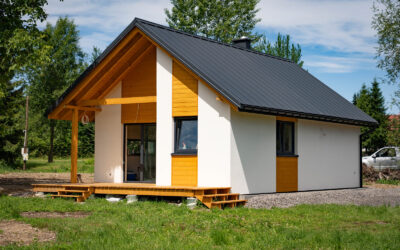 Budowa gotowego domu mieszkalnego całorocznego Jędrek w Lipowej